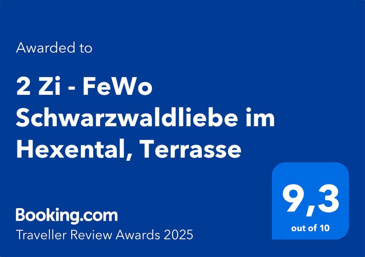 2 Zi - Fewo Schwarzwaldliebe Im Hexental, Terrasse Bollschweil المظهر الخارجي الصورة